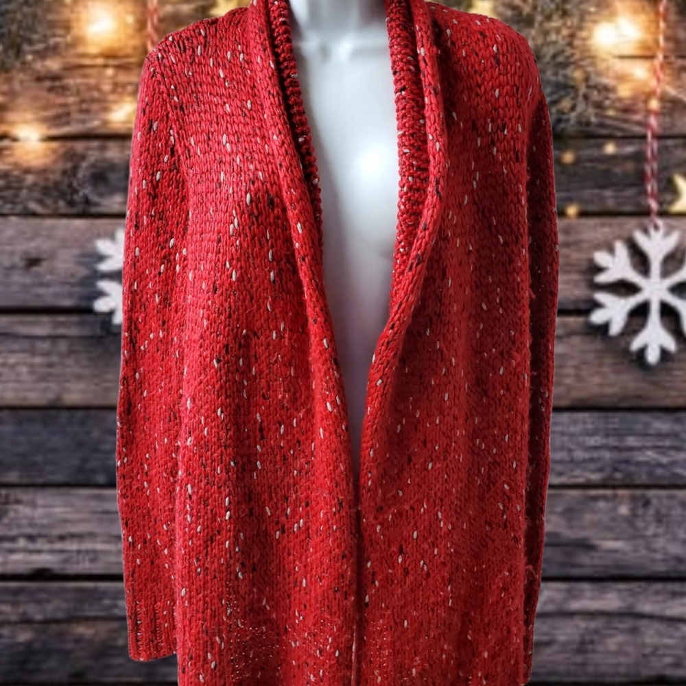 Kensie Red Cardigan